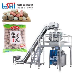 China PLC Control Frozen Food Packaging Machine For Shrimp Meat Ball Frozen Chips wholesale