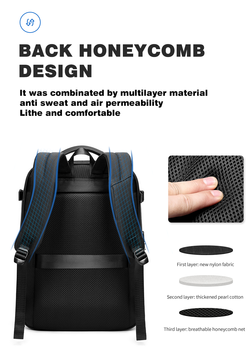 Oxford School Anti Theft Water Resistant Backpack Laptop Dry Bag 20-39 Litre
