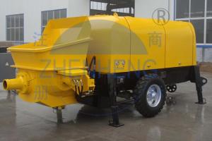 China S Tube Valve Portable Concrete Pump , Electric Durable Mobile Concrete Mixer wholesale