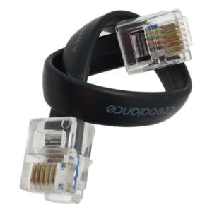 China mobile 6P6C rj12 Telephone extension Cable PVC jacket wholesale