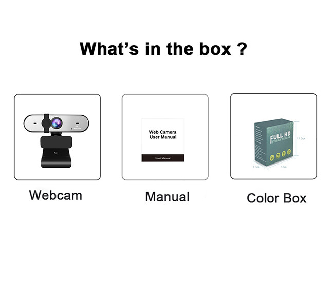 2560*1520P 2K QHD Webcam For PC And Mac FCC Approved