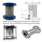 Water 304 316 Stainless Steel Flexible Metal Hose Connector Flanged Bellows