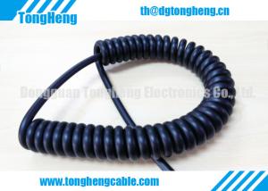 China 6 Conductors PUR Jacket Coiled Spiral Cable wholesale