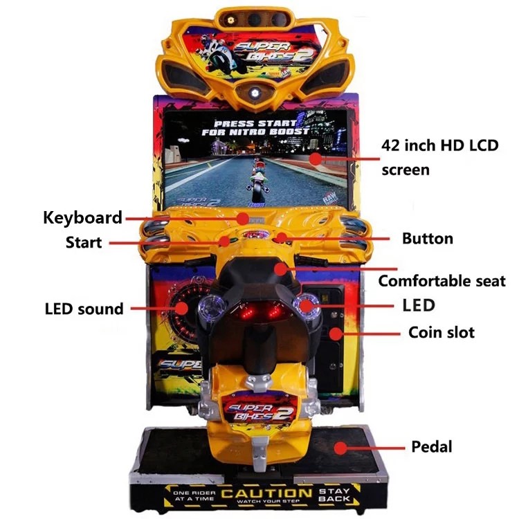 Amusement Arcade Car Driving Simulator Game Machine For Adults Easy Operation