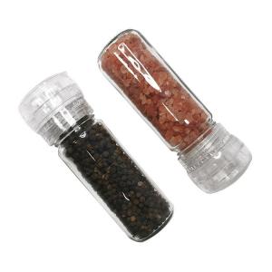 China 135mm 147g 100ml Glass Spice Grinder With Ceramic Cap wholesale