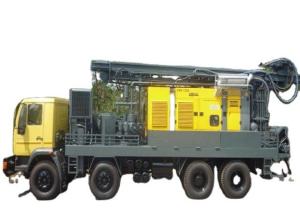 China Diesel Power 400m Rotary Truck Mounted Drilling Machine wholesale