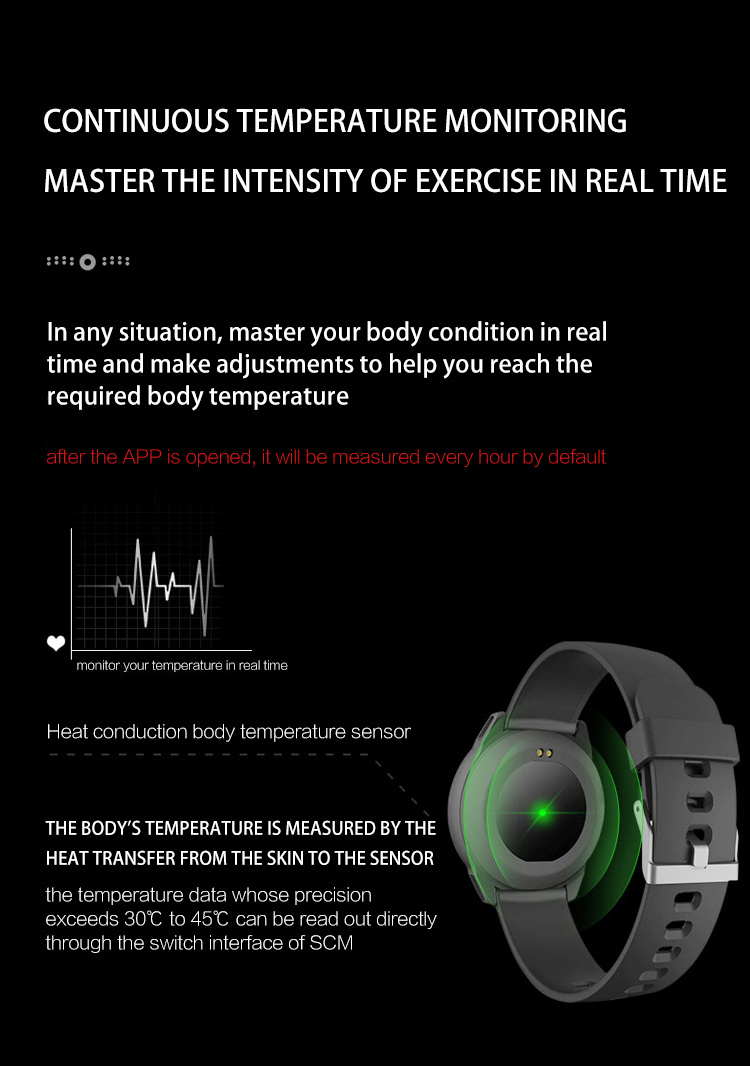 Temperature Bracelet Products Exercise Running Huawei Smart Watch