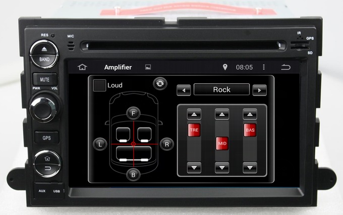 Ouchuangbo Car Multimedia Stereo 3G Wifi BT Touch Screen DVD System Android 4.4 for Ford Edge /Fusion /Focus OCB-7014D