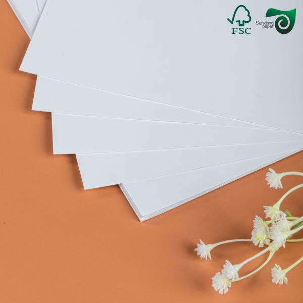 1056D 1070D White Tear Resistant Tyvek Paper Sheets FSC For Wristbands