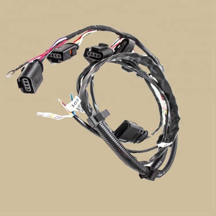 1j0-971-658-L Ignition Coil Pack Wiring Harness PA66 4 Pin For 1.8t Audi Coil Pack Repair