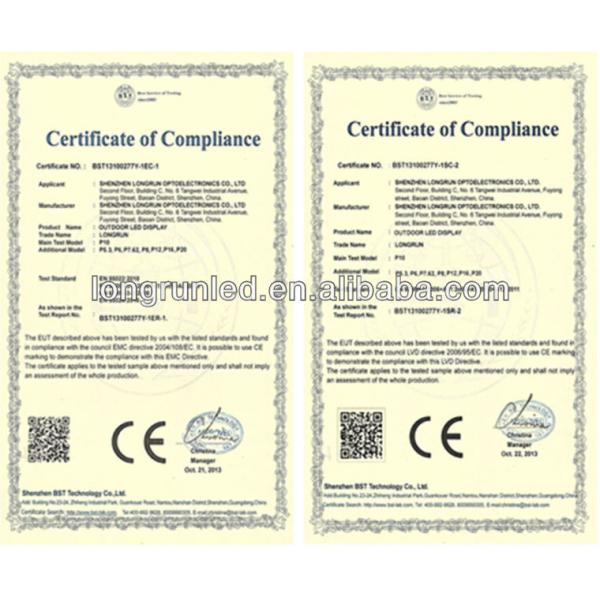 Waterproof P8 SMD Outdoor Fixed LED Display 256*128 Mm Module Size 1/4 Scanni