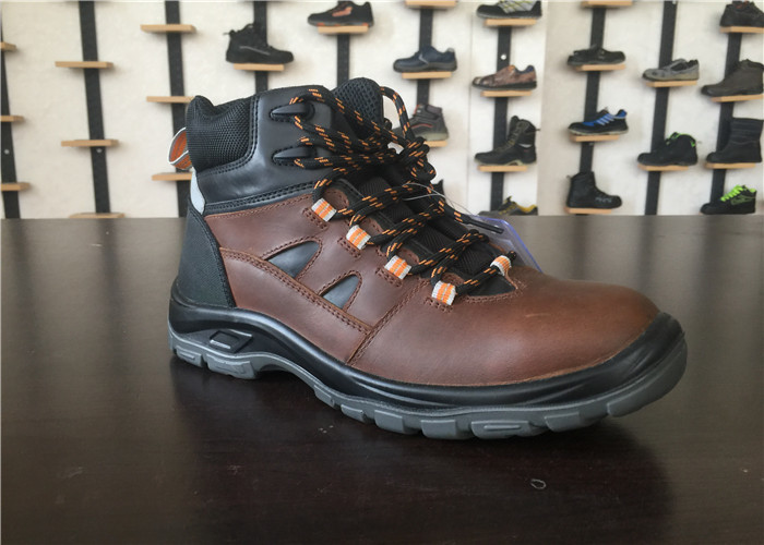 Foam Filled Collar Military Safety Boots Flash Trimming Anti penetration For Warrior
