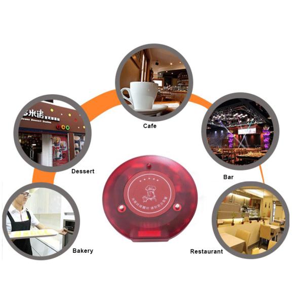 wireless long range restaurant electric remote control vibrators coaster pager for calling guest to pick up order