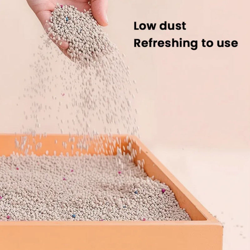 Strong Clumping Cat Litter Sand Easy Clean Kitty Litter Sand