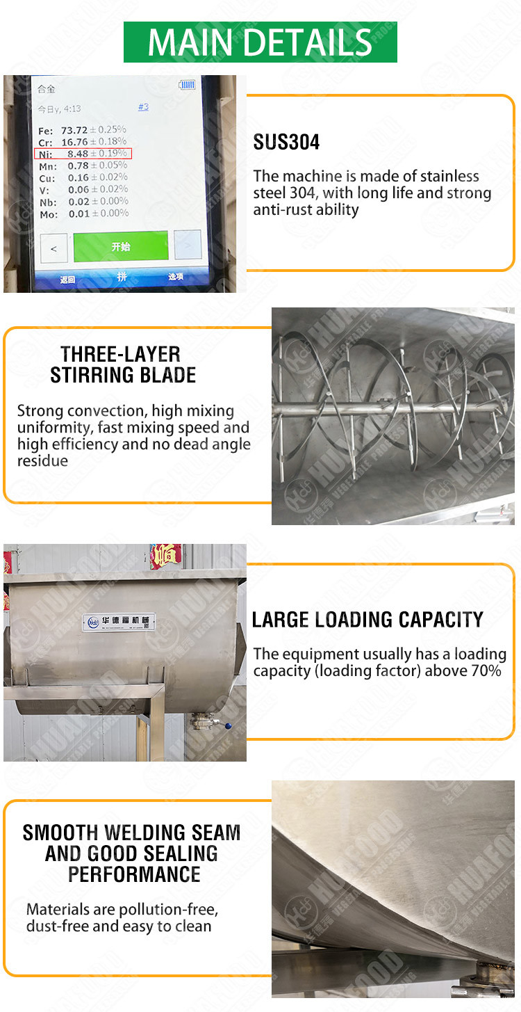 Factory Directly Supply Blender Dry Powder Mixer Blending Machine