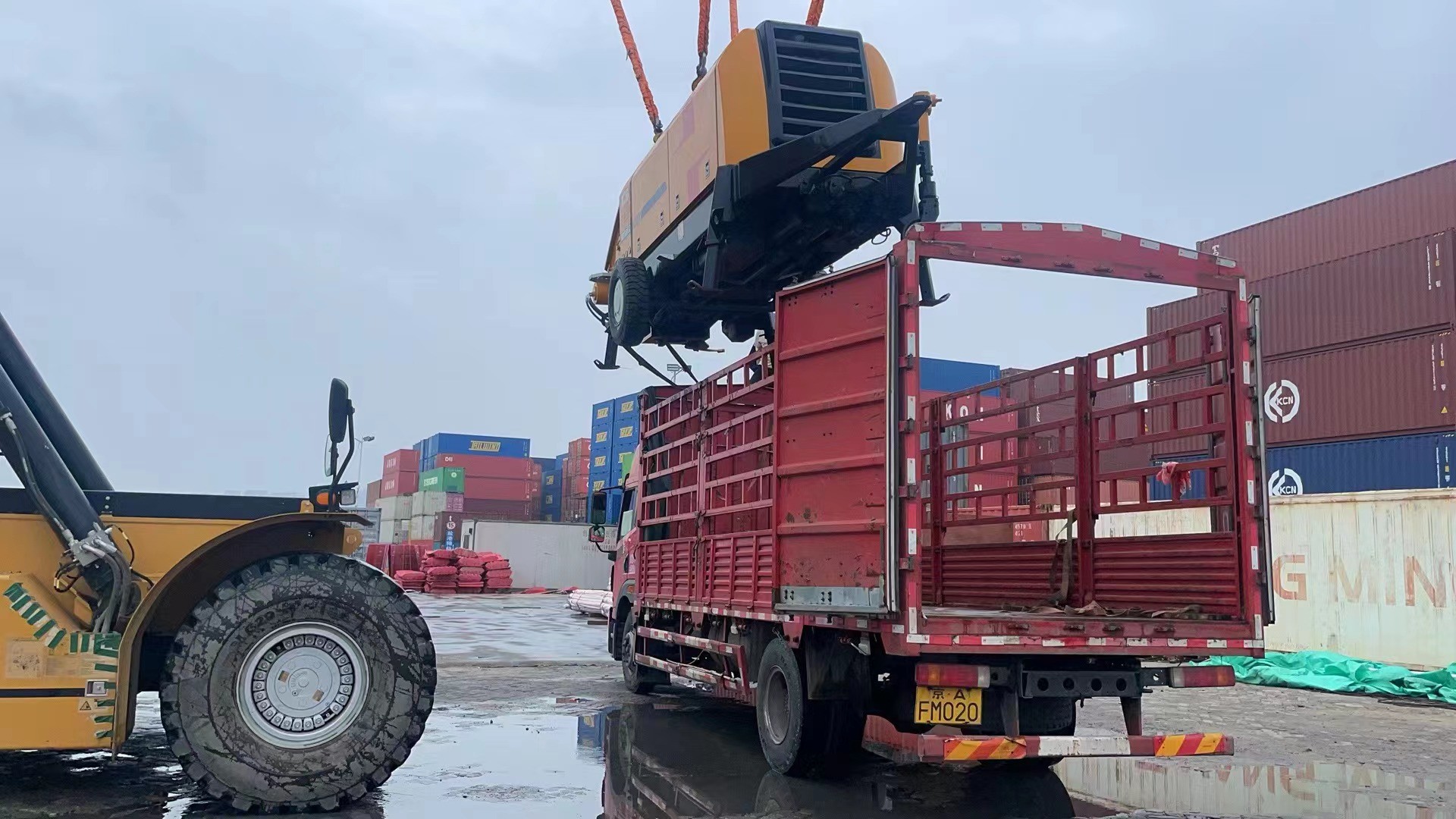 Original Shacman Uesd Static Line Concrete Pump Electric Diesel ISO9001