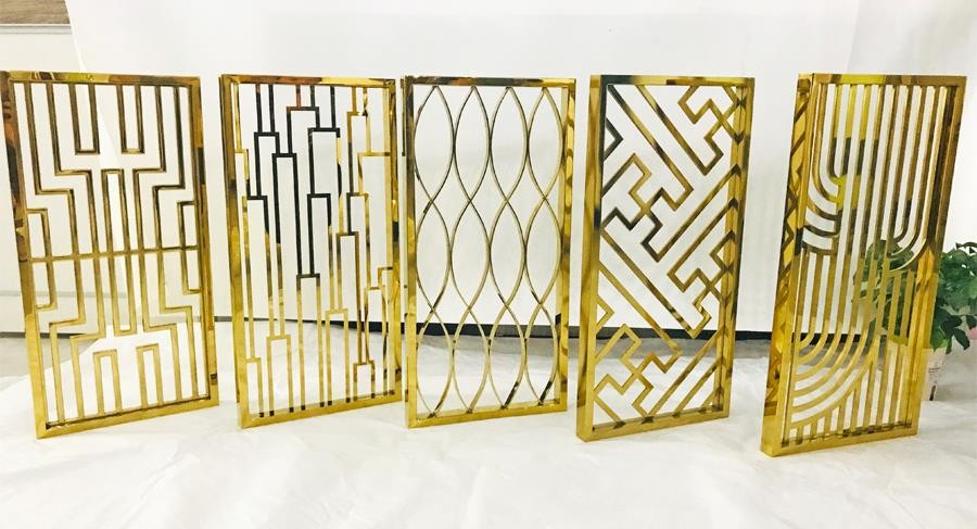 Stainless Steel Floor Screen Door Frame PVD Machine For Gold Rose Gold Color