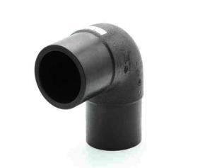 China SDR11 SDR17 SDR17.6 DN63-DN450 PE 90 Degree Spigot Elbow wholesale