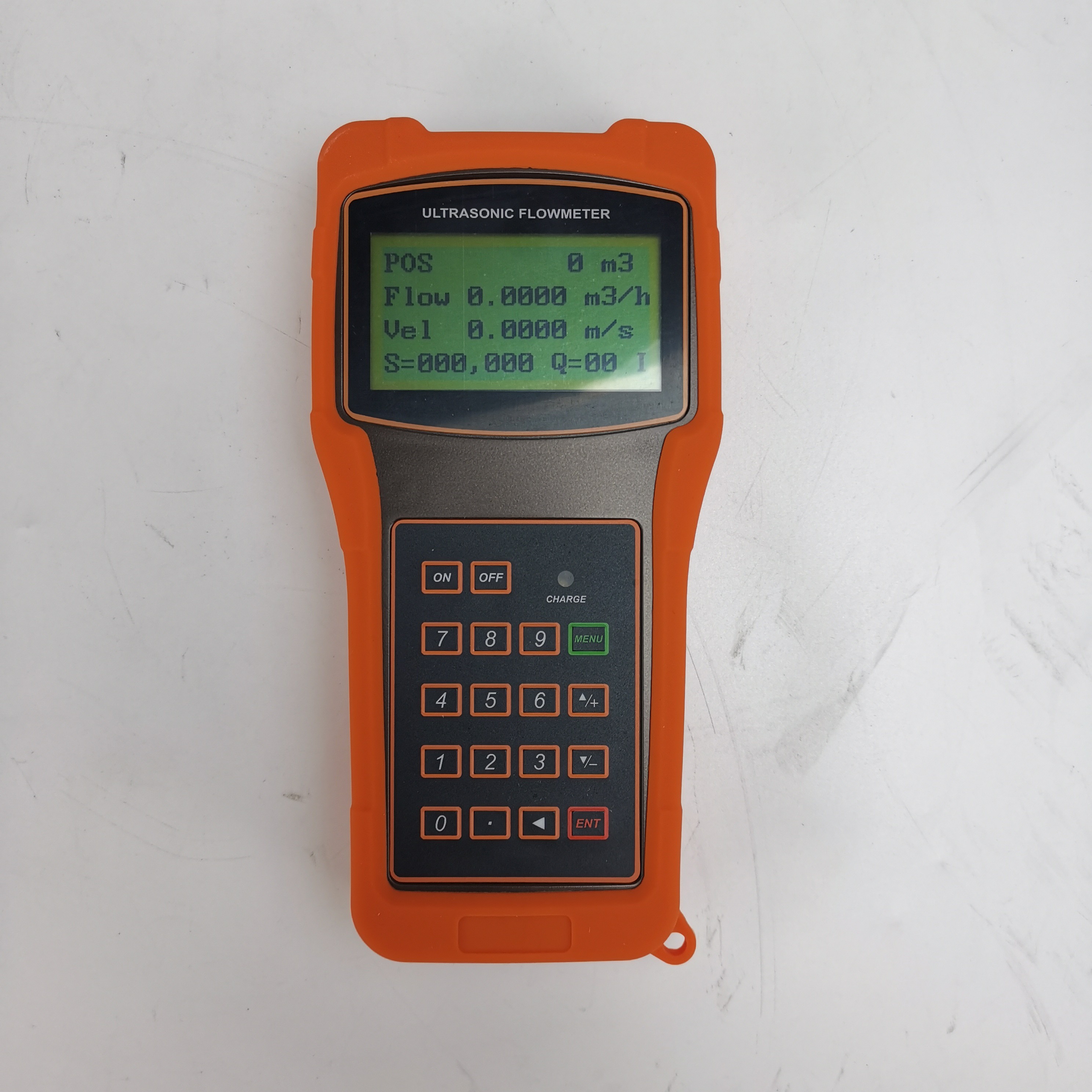 Plastic Handheld Flow Meter Ultrasonic Water Flow Sensor
