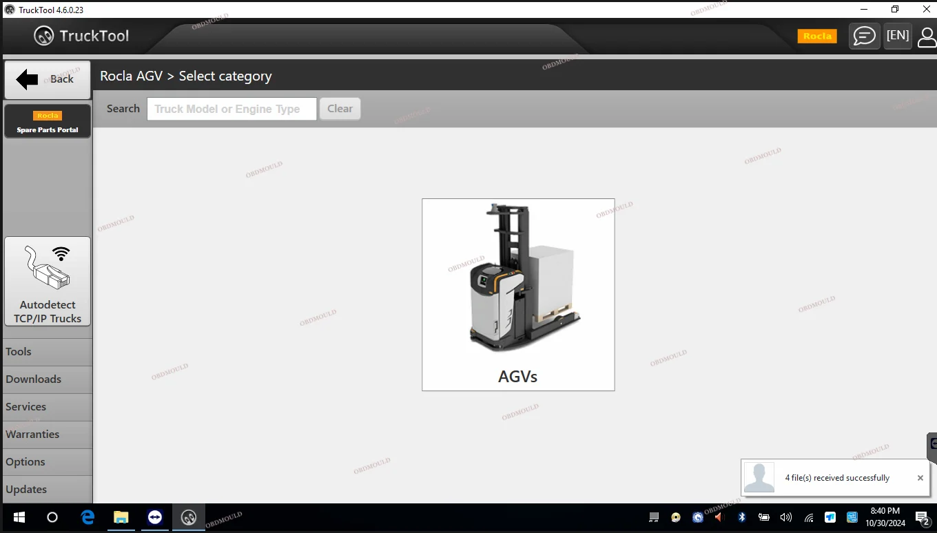 Universal Forklift Diagnostic Tool TruckTool For Resetting AGV Model Service Counter Wizard For MITSUBISHI, ET, TCM, UNI