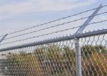65mm x 65mm x 4.00mm black pvc coated chain wire fence for sale