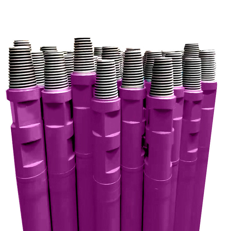 High Strength 1.5m DTH Drill Pipe for Rock Blasting 76/89/102mm API Thread Water Well Drilling Rod