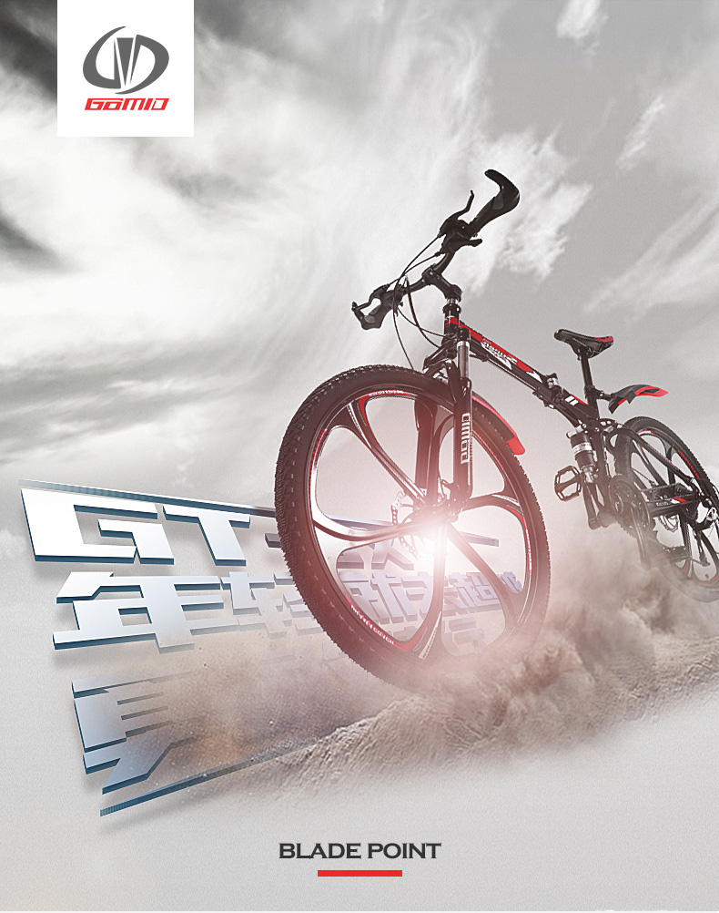 Customizable 26 Inch Fat Tyre Cycle Folding Snow Mountain Beach Cruisers Bike Big Tire Bicycle with Carton Size 154*25*78cm