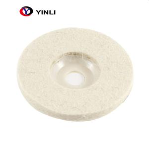 China 12mm Thickness Abrasive Wool Felt Wheel For Metal Non-Metal wholesale