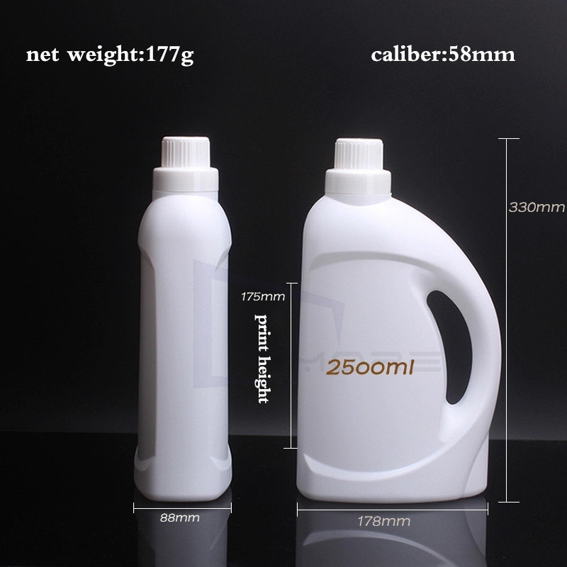 SGS ODM 2.5L Empty Laundry Detergent Bottles