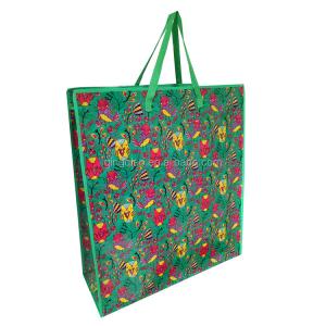 China Laminated Non Woven Shopping Bag Foldable Pp Woven Bag 100g wholesale
