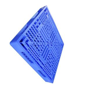 China Customized Stockpile HDPE Nestable Plastic Pallets 1100 x 1100 Euro Style wholesale
