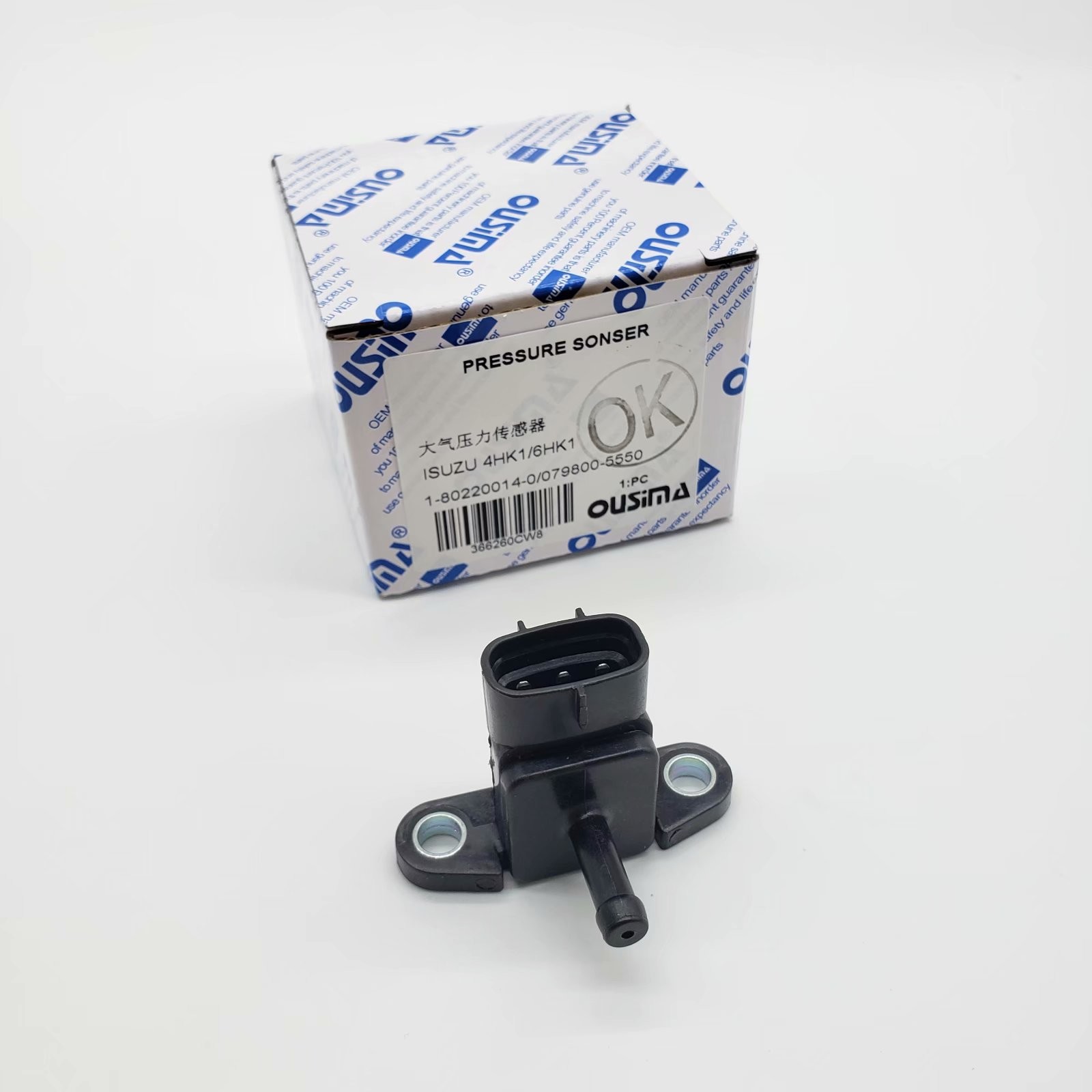 OUSIMA Boost Sensor Isuzu Engine Spares1-80220014-0/079800-5550For ISUZU 4HK1/ 6HK1