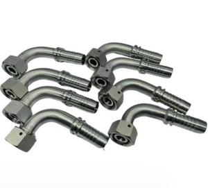 China Stainless Steel Interlock Pipe Fitting 87641 for Hydraulic Hose SAE Flange 9000 Psi wholesale
