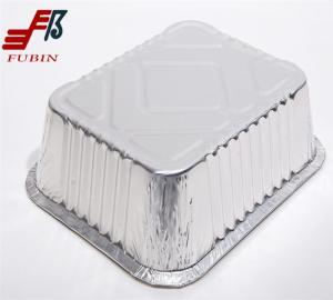 China 6 Inch Square Foil Trays Non Toxic For Dining Room wholesale