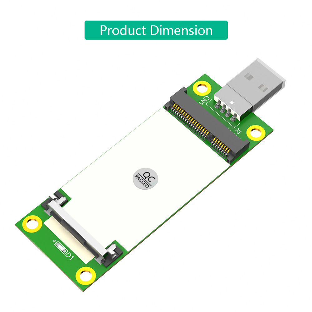 Mini PCI-E To USB Adapter With SIM Card Slot For WWAN/LTE Module