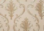 Eco - Friendly Classial Embossed Washable Vinyl Wallpaper With European Style