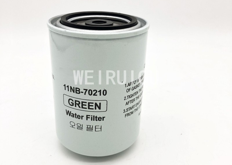 Construction Equipment Spin On Coolant Filter 11NB-70210 135mm Height