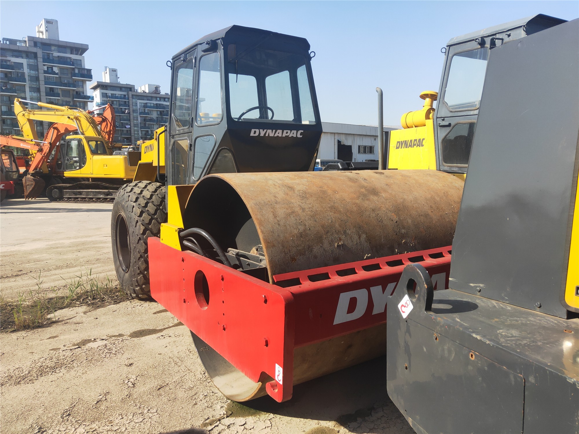 12800kg Old Road Roller Dynapac CA30D For Road Construction