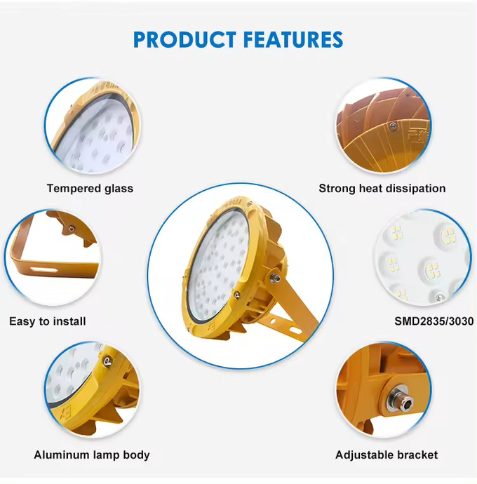 SMD2835 LED Explosion Proof Lighting Industrial High Bay Led Lights