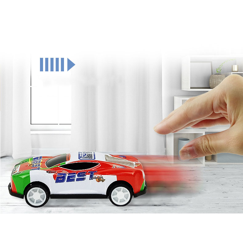 Alloy Car Mini Simulation of Rebound Force Drop Resistant Car for Kids Children's Toy Car