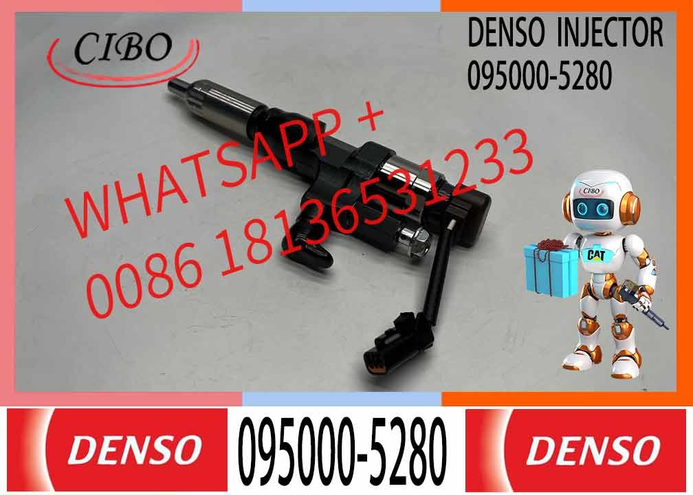 095000-5280 23670-E0291 23910-1360 Diesel Common Rail Fuel Injector Assy For Hino J08E Diesel Engine