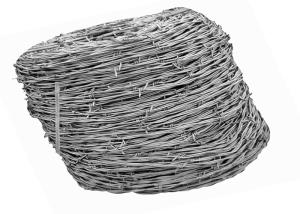 China 12 Gauge Galvanized Barbed Iron Border Fence Wire For Wire Fencing ISO9001 Passed wholesale