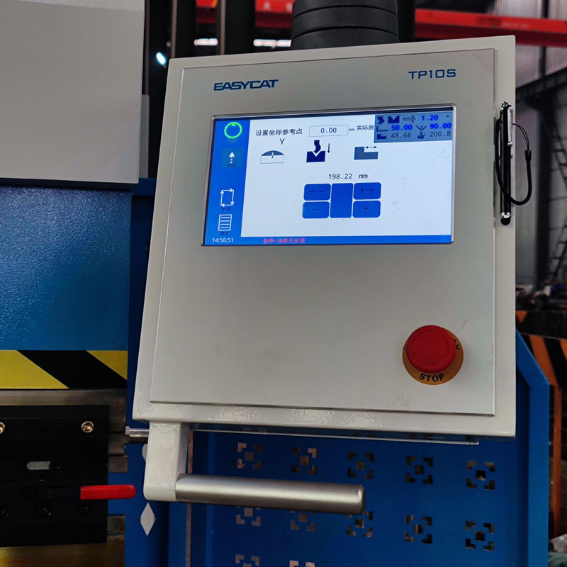 5x3200MM Carbon Steel Hydraulic Press Brake Double Servo Control With TP10S