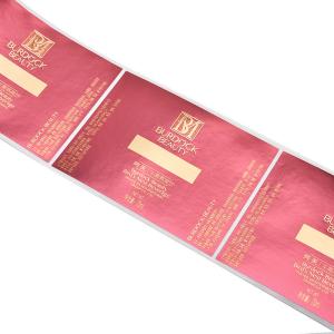 China Healthy Drinking Water Bottle Full Color Hot Stamping Print Sticker Labels wholesale