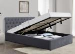 Plywood Upholstered Tufted Storage Bed