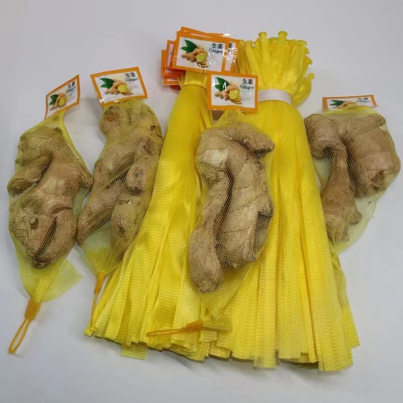 Fruits LDPE Net Mesh Sleeve Bag For Orange Lemon Packing