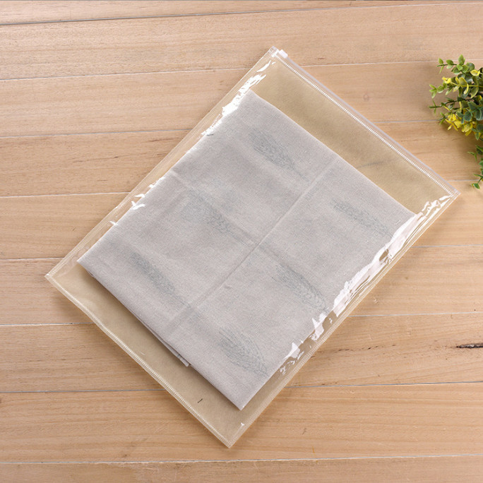 Zipper / Top Closure CPE Packaging Bags Tear Resistant For Socks