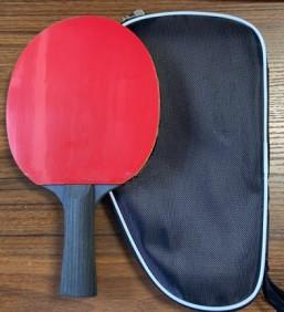 China 9 Layer Black Plywood Table Tennis Rackets Reverse Handle wholesale