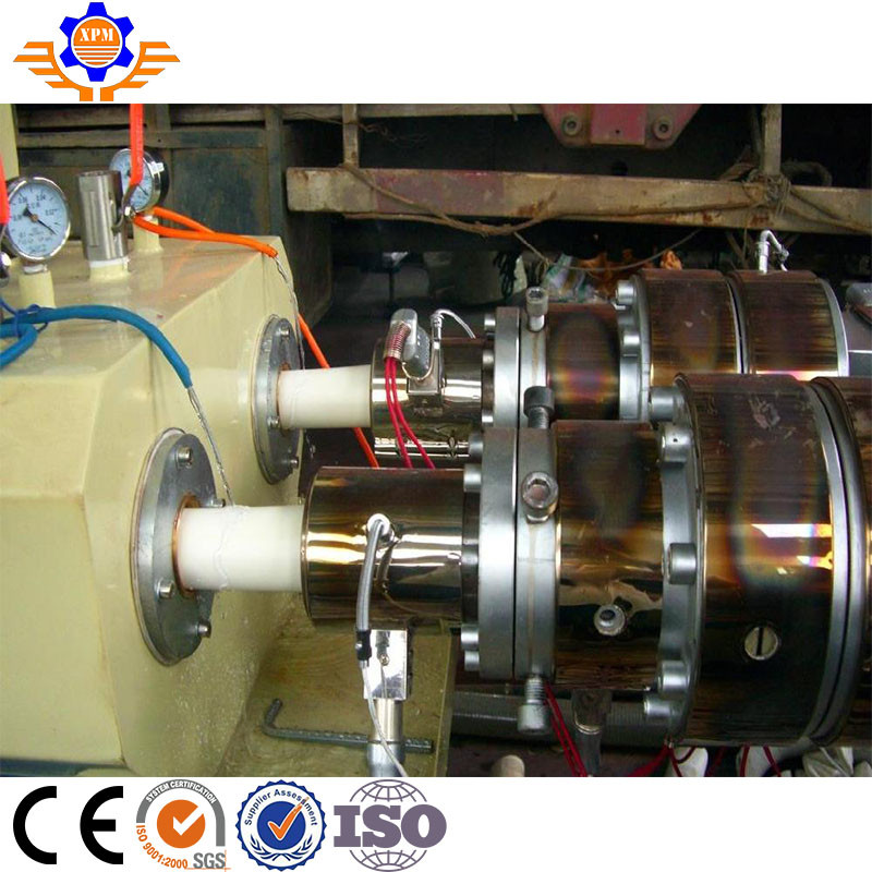 110 - 250MM 250 - 450Kg/H Twin Screw Pvc Pipe Machine Line Plastic Water Pipe Making Machine