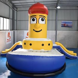China Heat Resistant Swimming Pool Tug Boat Inflatable Water Sports wholesale